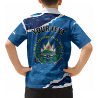 Personalized El Salvador Turquoise Browed Motmot Kid Hawaiian Shirt Happy Independence Day