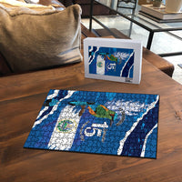 El Salvador Turquoise Browed Motmot Puzzle Happy Independence Day