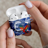 Honduras Scarlet Macaw AirPods Case Happy Independence Day