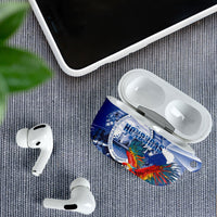 Honduras Scarlet Macaw AirPods Case Happy Independence Day