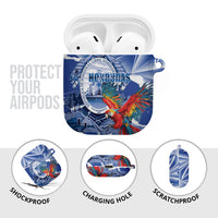 Honduras Scarlet Macaw AirPods Case Happy Independence Day