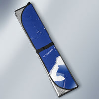 Honduras Scarlet Macaw Auto Sun Shade Happy Independence Day