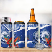 Personalized Honduras Scarlet Macaw 4 in 1 Can Cooler Tumbler Happy Independence Day