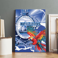 Honduras Scarlet Macaw Canvas Wall Art Happy Independence Day