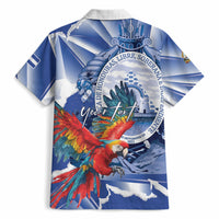 Personalized Honduras Scarlet Macaw Hawaiian Shirt Happy Independence Day