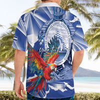 Personalized Honduras Scarlet Macaw Hawaiian Shirt Happy Independence Day