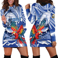 Personalized Honduras Scarlet Macaw Hoodie Dress Happy Independence Day