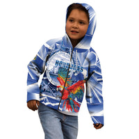 Personalized Honduras Scarlet Macaw Kid Hoodie Happy Independence Day