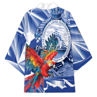 Personalized Honduras Scarlet Macaw Kimono Happy Independence Day