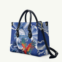 Honduras Scarlet Macaw Leather Bag Happy Independence Day