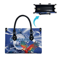 Honduras Scarlet Macaw Leather Bag Happy Independence Day