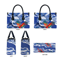 Honduras Scarlet Macaw Leather Bag Happy Independence Day