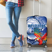 Honduras Scarlet Macaw Luggage Cover Happy Independence Day