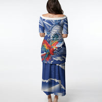 Personalized Honduras Scarlet Macaw Puletasi Happy Independence Day