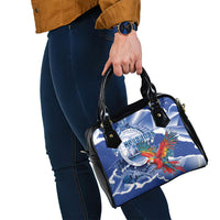 Honduras Scarlet Macaw Shoulder Handbag Happy Independence Day