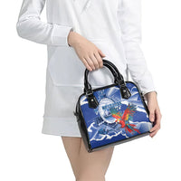 Honduras Scarlet Macaw Shoulder Handbag Happy Independence Day