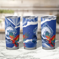 Personalized Honduras Scarlet Macaw Tumbler Cup Happy Independence Day