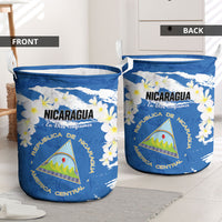Nicaragua Sacuanjoche Laundry Basket Happy Independence Day