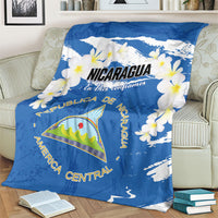 Nicaragua Sacuanjoche Blanket Happy Independence Day