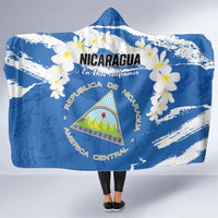 Nicaragua Sacuanjoche Hooded Blanket Happy Independence Day