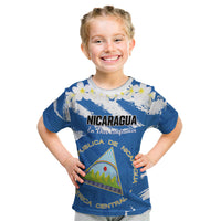 Personalized Nicaragua Sacuanjoche Kid T Shirt Happy Independence Day