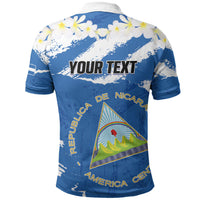 Personalized Nicaragua Sacuanjoche Polo Shirt Happy Independence Day