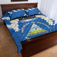 Nicaragua Sacuanjoche Quilt Bed Set Happy Independence Day