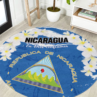 Nicaragua Sacuanjoche Round Carpet Happy Independence Day