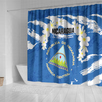 Nicaragua Sacuanjoche Shower Curtain Happy Independence Day