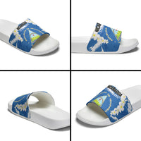 Nicaragua Sacuanjoche Slide Sandals Happy Independence Day