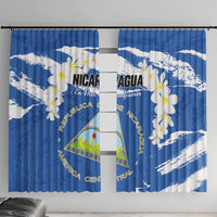 Nicaragua Sacuanjoche Window Curtain Happy Independence Day
