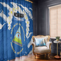 Nicaragua Sacuanjoche Window Curtain Happy Independence Day