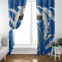Nicaragua Sacuanjoche Window Curtain Happy Independence Day