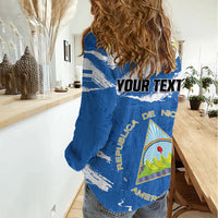 Personalized Nicaragua Sacuanjoche Women Casual Shirt Happy Independence Day