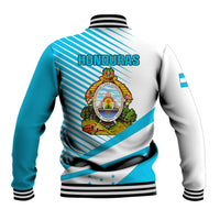 Honduras Baseball Jacket Coat Of Arms With Scarlet Macaw - Wonder Print Shop