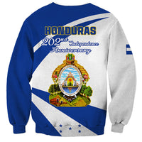 Honduras Independence Day Sweatshirt Map With Coat Of Arms - Wonder Print Shop