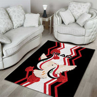 Iraq Independence Day Area Rug Dove Carrying Flag - Wonder Print Shop