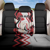 Iraq Independence Day Back Car Seat Cover Dove Carrying Flag - Wonder Print Shop