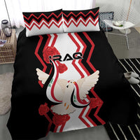 Iraq Independence Day Bedding Set Dove Carrying Flag - Wonder Print Shop