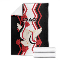 Iraq Independence Day Blanket Dove Carrying Flag