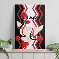 Iraq Independence Day Canvas Wall Art Dove Carrying Flag - Wonder Print Shop