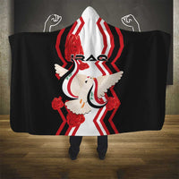Iraq Independence Day Hooded Blanket Dove Carrying Flag