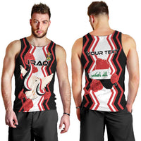 Personalized Iraq Independence Day Men Tank Top Dove Carrying Flag - Wonder Print Shop