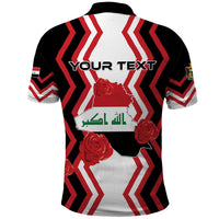 Personalized Iraq Independence Day Polo Shirt Dove Carrying Flag - Wonder Print Shop