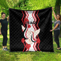 Iraq Independence Day Quilt Dove Carrying Flag - Wonder Print Shop