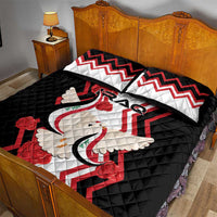 Iraq Independence Day Quilt Bed Set Dove Carrying Flag - Wonder Print Shop