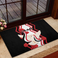 Iraq Independence Day Rubber Doormat Dove Carrying Flag - Wonder Print Shop