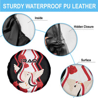 Iraq Independence Day Spare Tire Cover Dove Carrying Flag - Wonder Print Shop