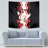 Iraq Independence Day Tapestry Dove Carrying Flag - Wonder Print Shop