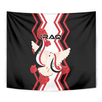 Iraq Independence Day Tapestry Dove Carrying Flag - Wonder Print Shop